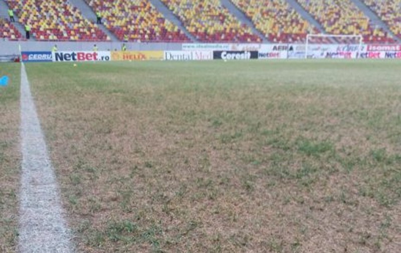 Primăria anunță că schimbă gazonul de pe Arena Națională: ”Suprasolicitare și caniculă!”. Cum va fi terenul la FCSB - Sporting și la România - Armenia?