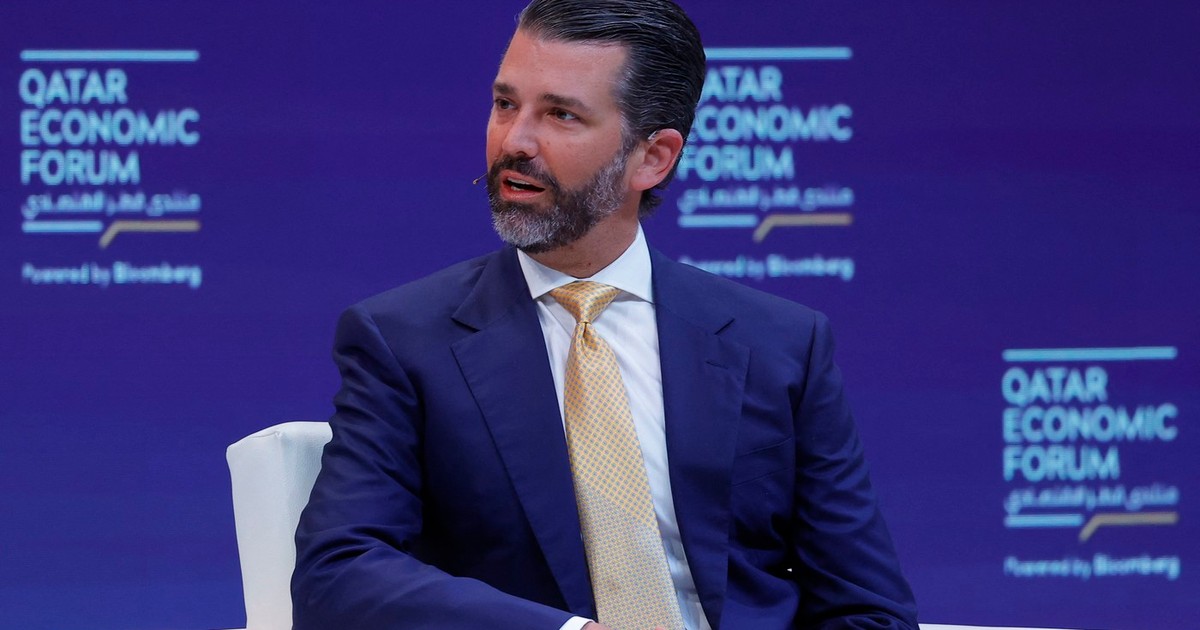 Donald Trump Jr., la Forumul Economic din Qatar Foto: Profimedia