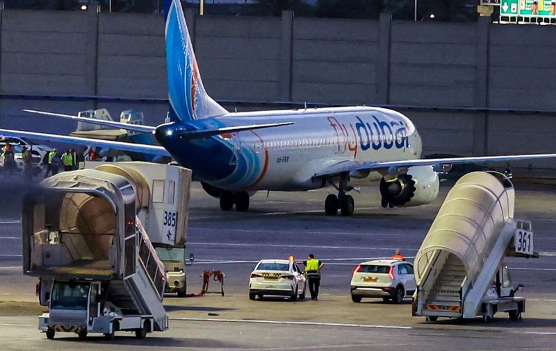 Zborul FlyDubai de la Dubai la Tel Aviv, aterizeazat pe Aeroportul Ben Gurion după o deviere către Arabia Saudită, 30 septembrie 2026. Sursă foto: Getty Images