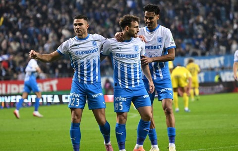 Cine transmite meciul Universitatea Craiova - Noah la TV în România. Partida din Conference League se vede pe două posturi