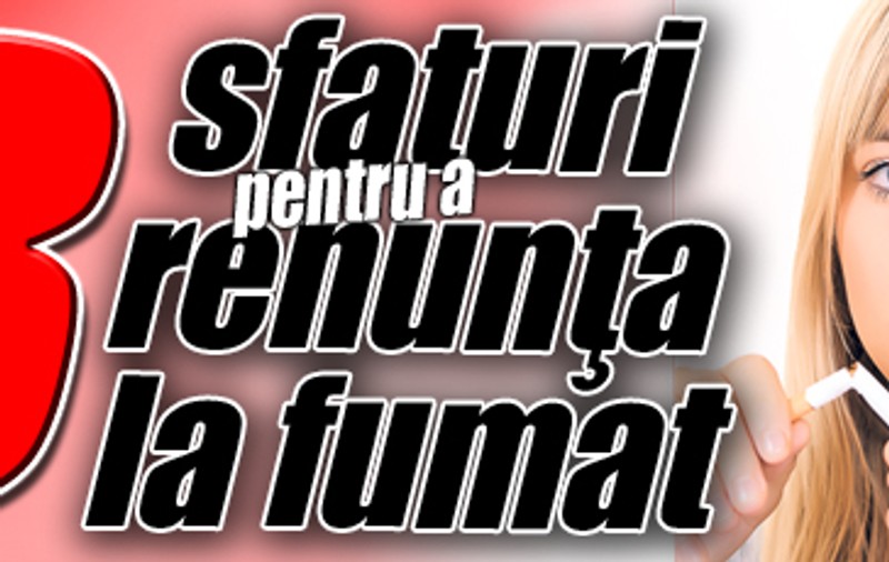 8 sfaturi pentru a renunţa la fumat