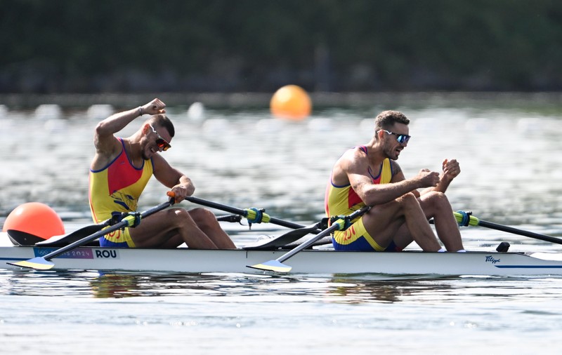 Aur pentru România obținut de Florin Enache și Andrei Cornea în proba de dublu vâsle de la Jocurile Olimpice 2024. „Suntem zeii apelor”