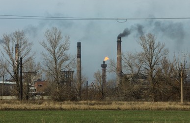 Uzina din Avdiivka, înainte de bombardamente | Foto: Profimedia