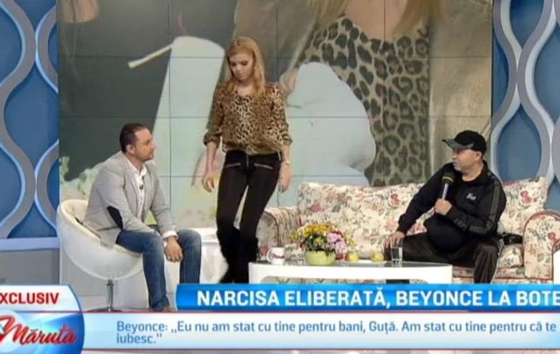 Beyonce de România s-a enervat şi a plecat din emisiunea lui Măruţă: "Hai că eşti un nesimţit!"