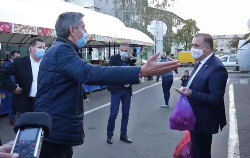 VIDEO | Ceartă la Focșani, între Ionel Dancă, şeful Cancelariei premierului, și deputatul PSD Nicușor Halici. De la ce a plecat scandalul