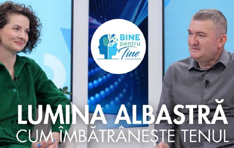 Dr. Daniela Diveică, la „Bine pentru tine”, despre cum ne „sapă” lumina albastră riduri pe gât și în jurul ochilor fără să ne dăm seama