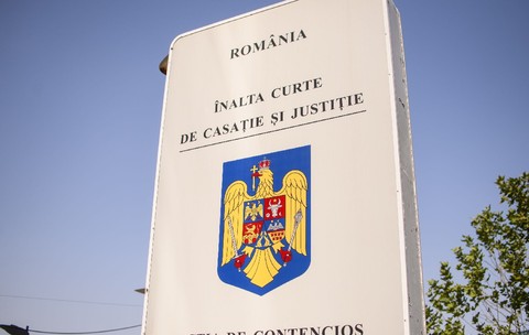 Imagine cu sigla Inaltei Curti de Casatie si Justitie (ICCJ)