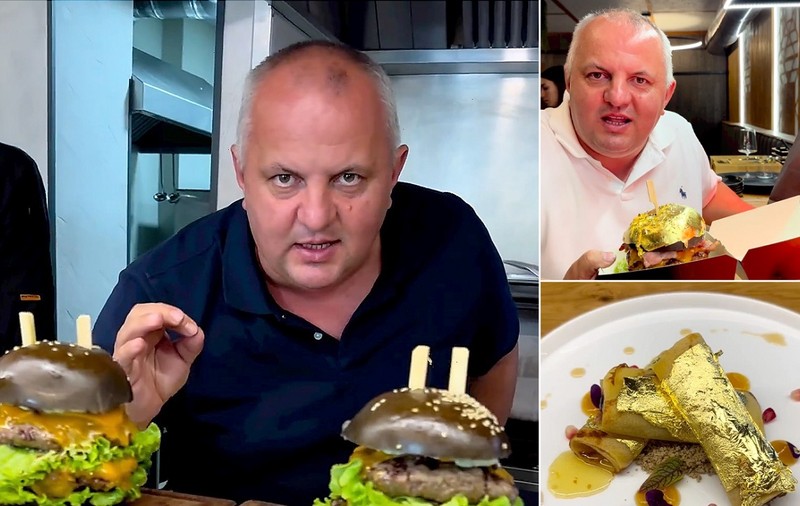 Avram Gal, patronul restaurantului din Cluj care vindea burgeri de 6.000 de euro, a fost condamnat la 5 ani de închisoare cu executare