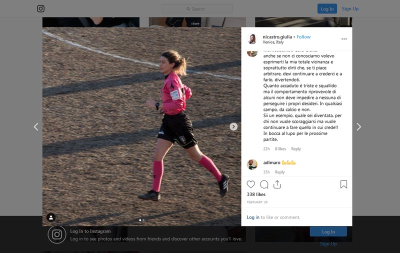 FOTO | Scandal în fotbalul din Italia, după ce un junior de 14 ani și-a dat șortul jos și i-a cerut arbitrului să-i facă sex oral! Cum a reacționat Giulia Nicastro