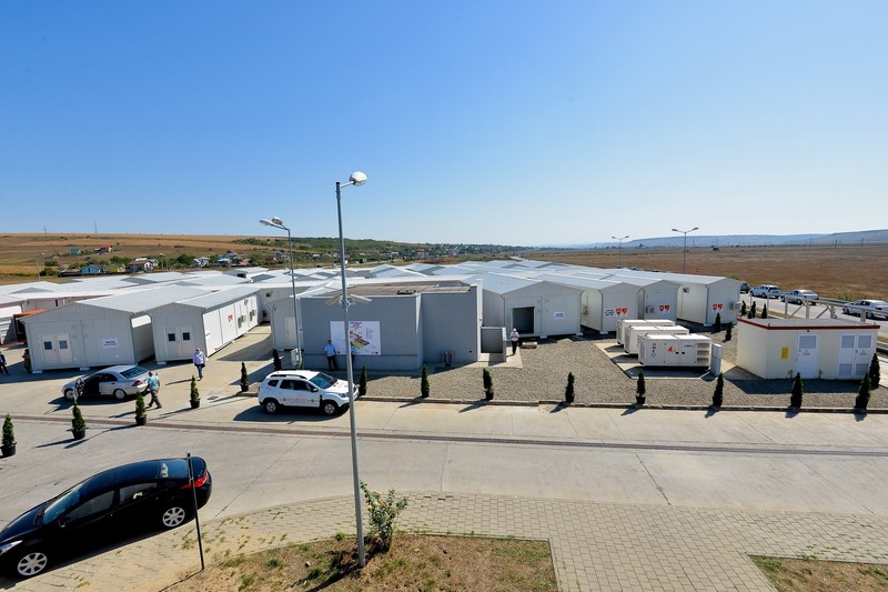 Spitalul mobil Covid 19 de la Letcani