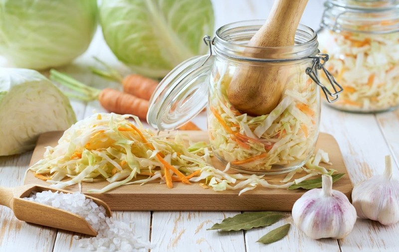 Varză murată tocată la borcan - rețetă