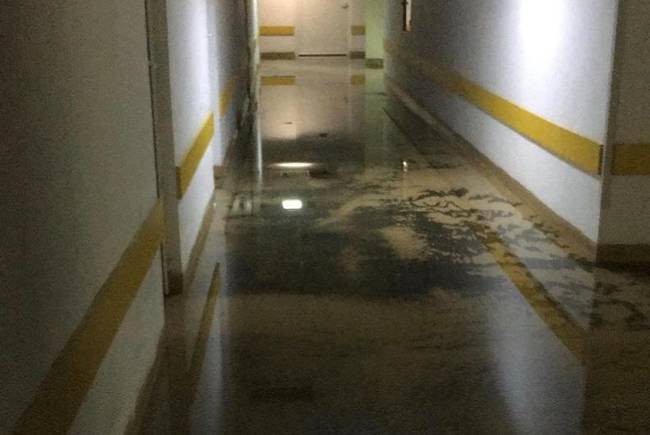 Subsolul secției de Ortopedie a Spitalului Județean Timișoara: sursa foto: Tion