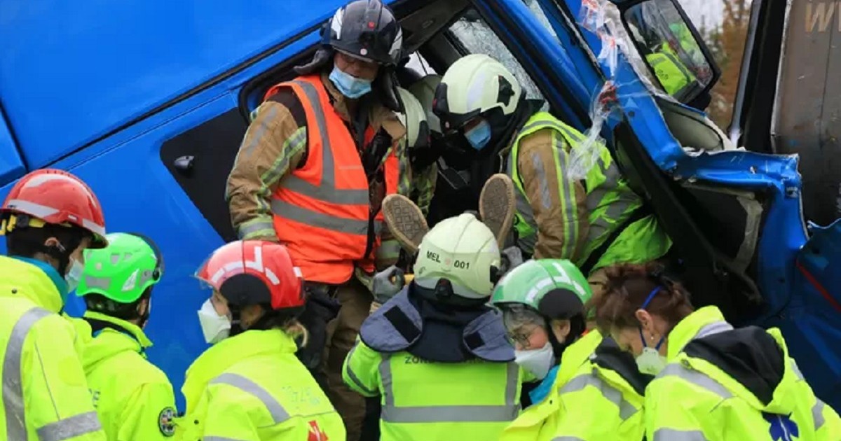 Accident Belgia