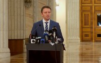 Premierul desemnat Siegfried Mureșan la o conferință de presă în Parlament. Foto: Cristian Otopeanu / Libertatea
