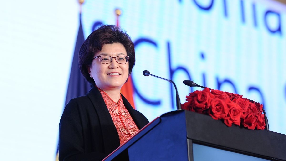 Jiang Yu, ambasadorul Republicii Populare Chineze in Romania. EDUARD VINATORU / MEDIAFAX FOTO
