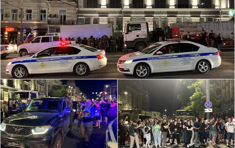 FILMĂRI cu Prigojin, aplaudat de locuitorii din Rostov, la plecarea din oraș. Mașina lui, încojurată de oameni care au vrut să-i strângă mâna