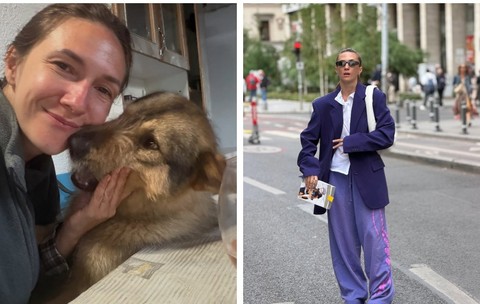 Adela Popescu si patrupedul Dogman