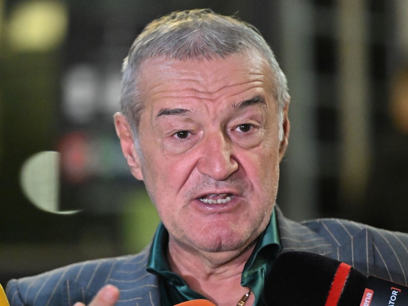Gigi Becali la interviu dupa meciul dintre PAOK Salonic si FCSB, din cadrul UEFA Europa League, desfasurat pe Stadionul Toumba din Salonic, joi 3 octombrie 2024. © FOTO:Razvan Pasarica/SPORT PICTURES