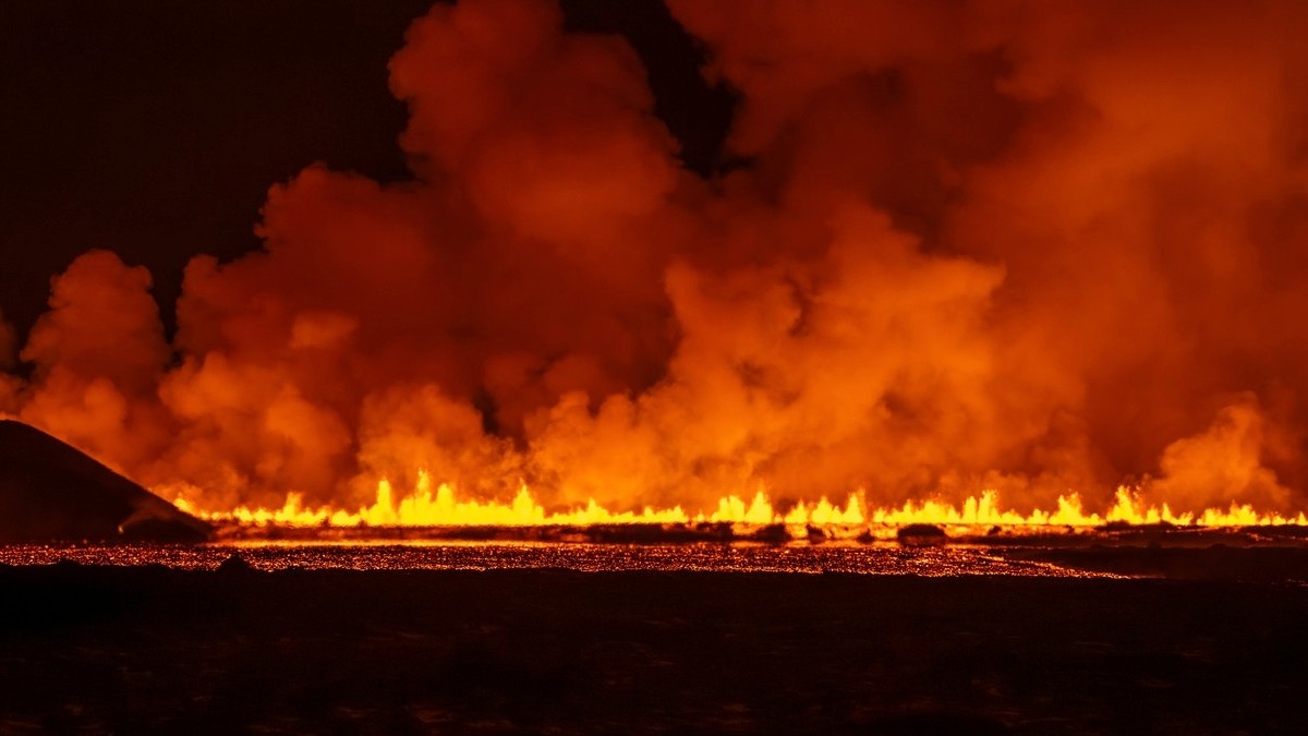 O nouă erupție vulcanică a avut loc în Islanda Sursă:Profimedia