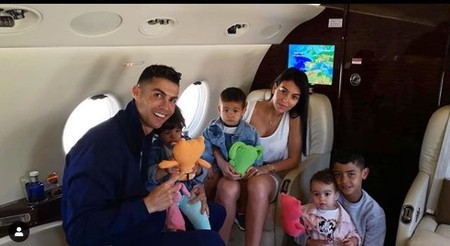 Cristiano Ronaldo, Georgina și copiii