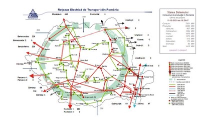 România consuma luni, la 15.28, 7.500 MW, din care 1.400 MW erau importați