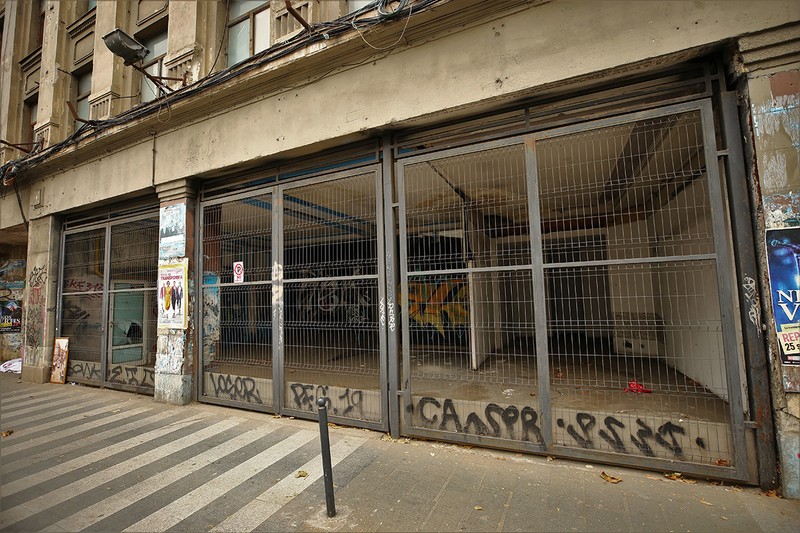 Parcarea Ciclop, o altă ruină de pe Magheru