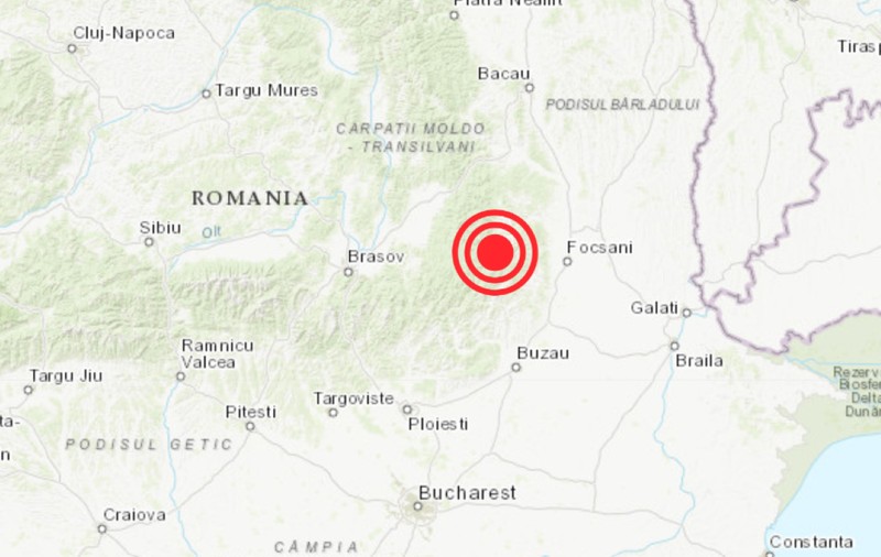 Cutremur azi, 6 decembrie, cu magnitudinea de 2,7 în zona Vrancea