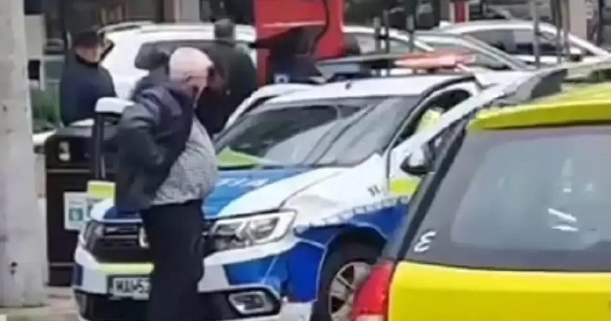 Imagine de la locul accidentului