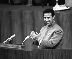 Ahmed Ben Bella, primul președinte al Algeriei și unul din cei cinci pasageri arestați de francezi în 1956 | Foto: Hepta