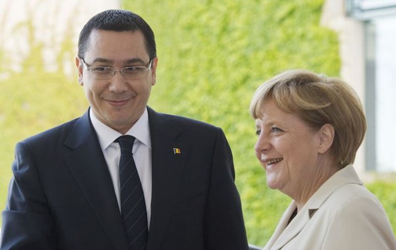Merkel: "Germania doreşte să fie partener al României. Important este să fie respectat statul de drept"