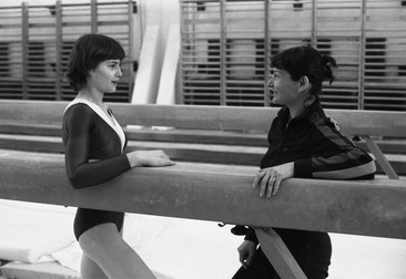 Nadia și Marta Karoly, în 1980 | Foto: Gazeta Sporturilor