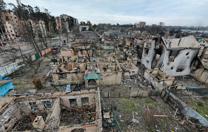„Operațiunea «nicio clădire în picioare»”. Imagini 360 de grade din Bucha, Irpin și Hostumel