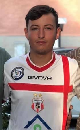 Alexandru Peia, în tricoul celor de la Varese Calcio