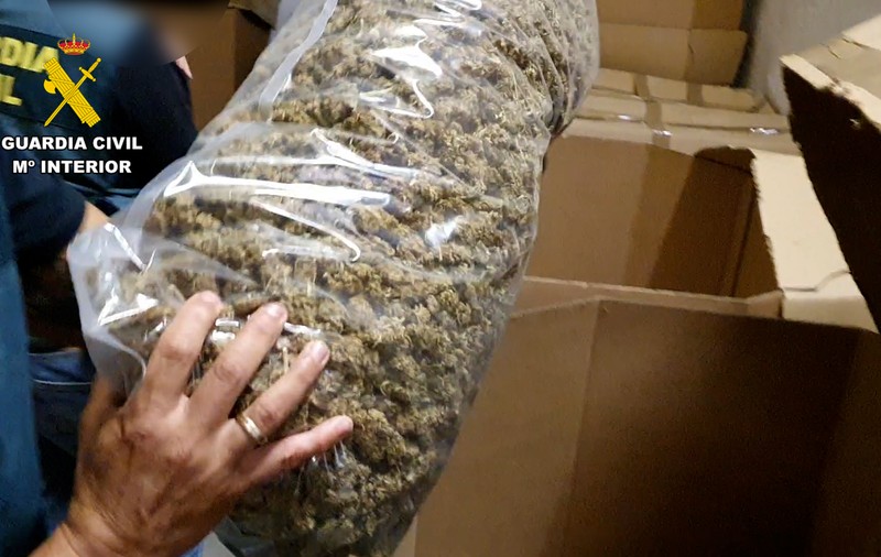 Poliția spaniolă anunță o captură de canabis de record mondial. Valorează 64 de milioane de euro