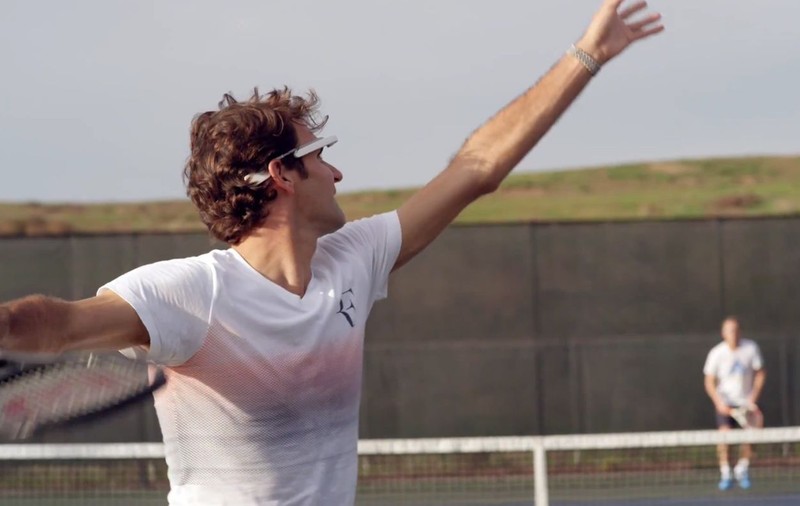Uite cum arată un meci de tenis văzut prin ochii lui Roger Federer! VIDEO 