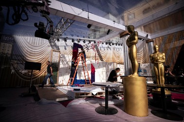 Pregătiri pentru Gala Premiilor Oscar, la Dolby Theater din Hollywood, California | Foto: EPA