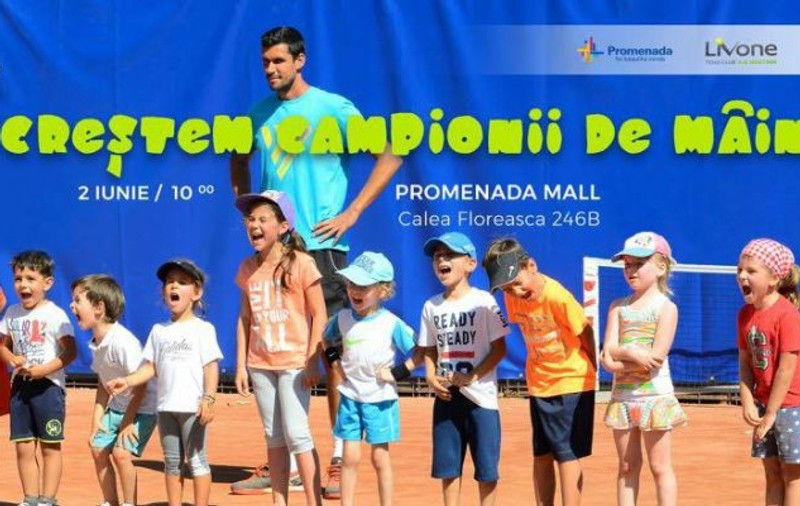 Academia Victor Hănescu organizează evenimentul “Creştem campionii de mâine”