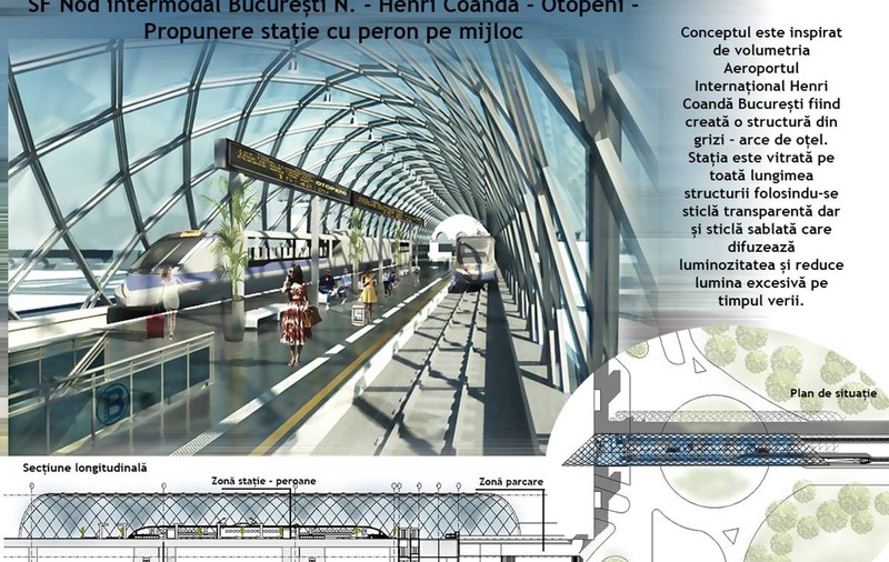 Licitația pentru linia de tren între Gara de Nord și Aeroportul Otopeni. Precizările CFR despre acest proiect