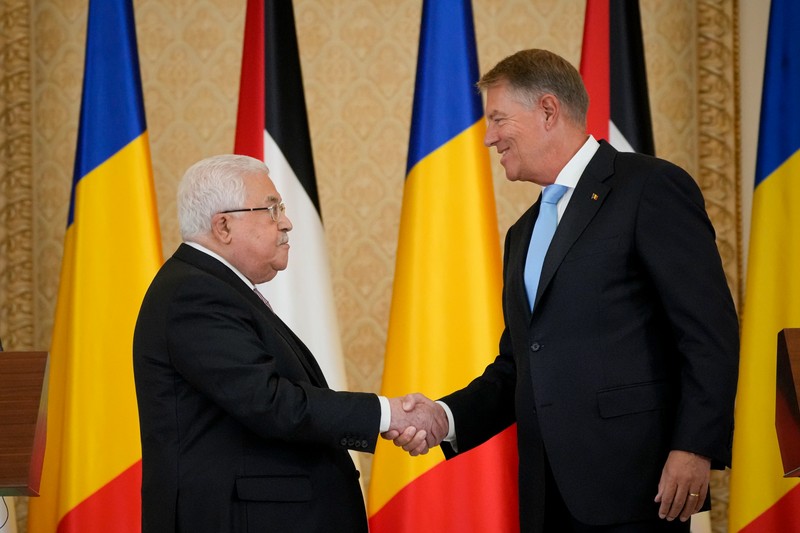 19 iulie 2022: întâlnirea dintre președinții Mahmoud Abbas și Klaus Iohannis, la Palatul Cotroceni / Hepta