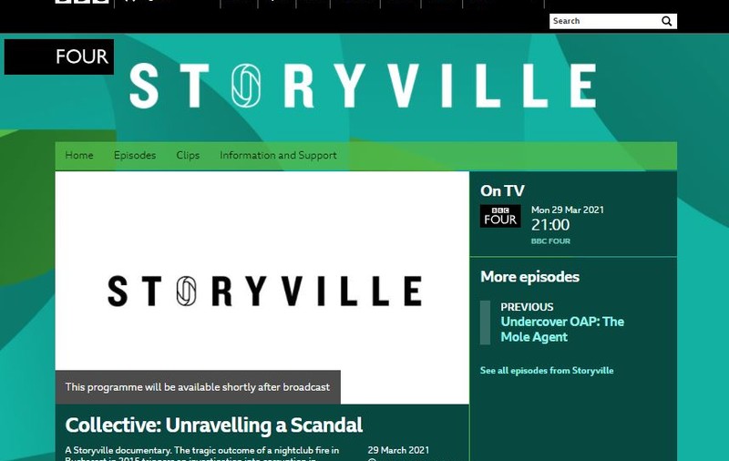 BBC Four va difuza documentarul „Colectiv” pe 29 martie