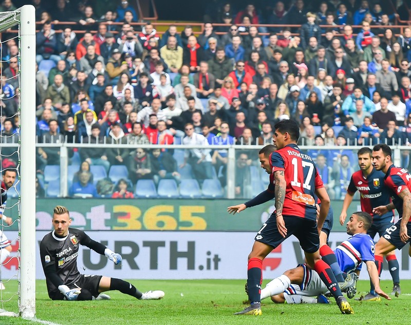 Portarul român Andrei Radu a primit două goluri în ”Derby della Lanterna”. Atmosferă senzațională la Sampdoria - Genoa | VIDEO&FOTO