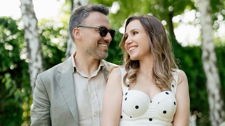 Stefan Popescu si Alina, soția lui