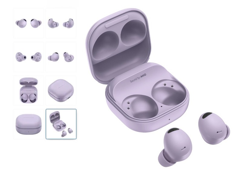 Casti bluetooth Samsung Galaxy Buds2 Pro, Bora Purple