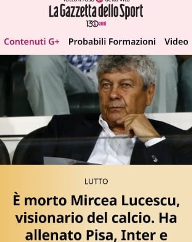 „Il Luce”, mai presus de Champions League: planeta fotbal își plânge vizionarul. Ce scriu marile ziare de sport