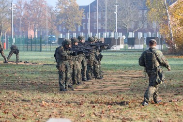 Soldați germani într-un poligon Foto: Profimedia