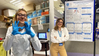 Andreei Atanasescu, tânăra pasionată de biologie ajunsă cercetătoare la Trinity College