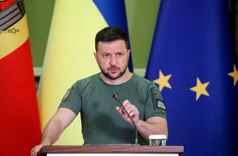 Volodimir Zelenski este una dintre țintele Kremlinului | Foto: EPA
