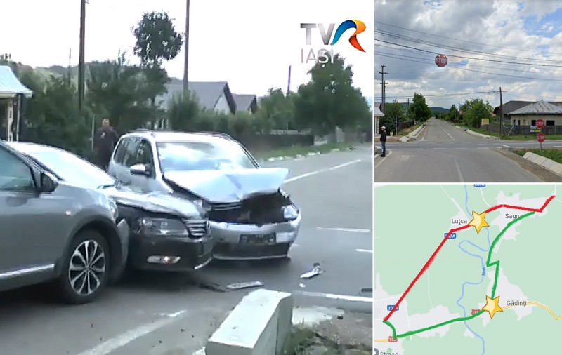 Drumuri și Poduri Iași promisese semafor de două luni în intersecția cu accidentul prins live de TVR. „Cel puțin un accident pe săptămână”