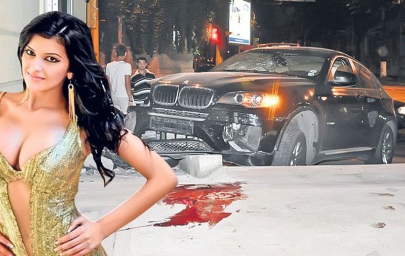 O puştoaică de bani gata a strivit un om cu BMW-ul