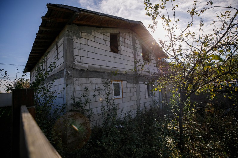 Aceasta esta casa construită fără autorizațiile necesare FOTO: Eli Driu